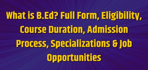 What is B.Ed