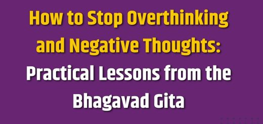 Stop Overthinking and Negative Thoughts