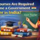 Courses Are Required to Become a Government Teacher