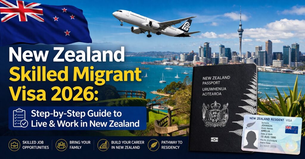New Zealand Skilled Migrant Visa 2026: Step-by-Step Guide to Live & Work in New Zealand