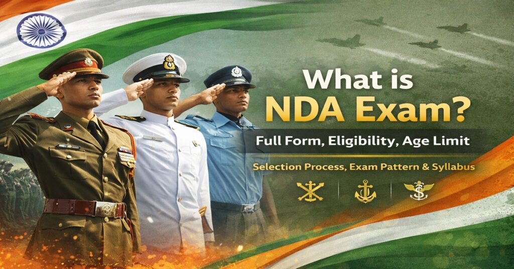 What is NDA Exam, Eligibility, Selection Process