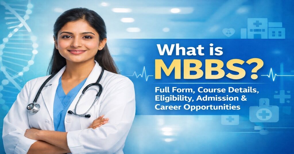 What is MBBS, Full Form, Eligibility, Admission Colleges & Career Opportunities